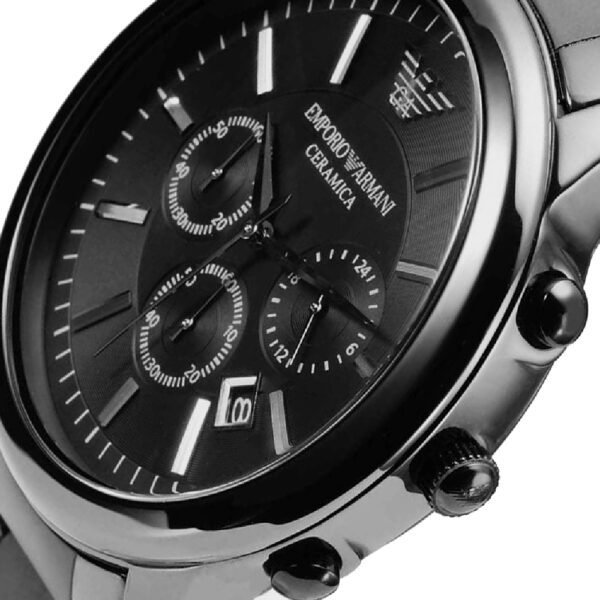 Emporio Armani Ceramica AR1451 Noir Grand Cadran – Image 5