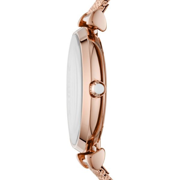 Emporio Armani Gianni T-Bar AR11320 Acier Rose - Image 3