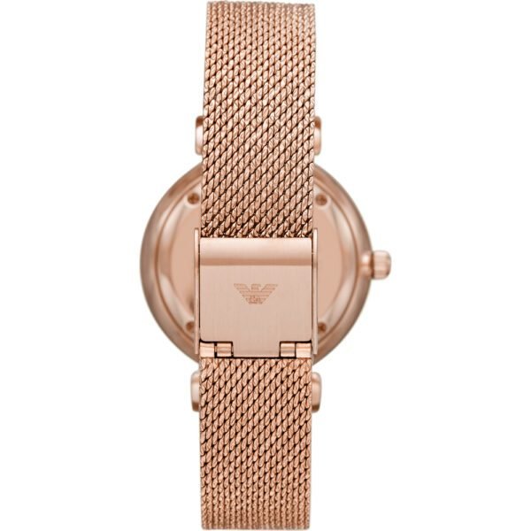 Emporio Armani Gianni T-Bar AR11320 Acier Rose - Image 2